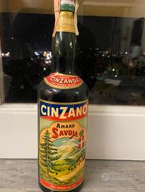 Cinzano Amaro Savoia – Bottiglia Vintage