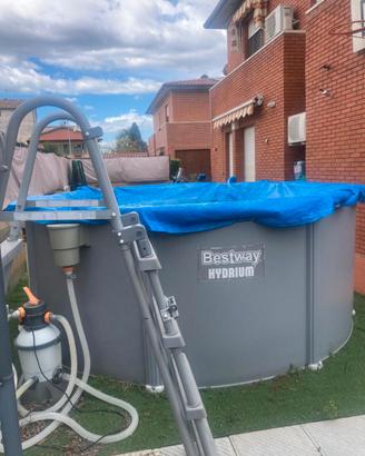 PISCINA I ACCIAIO FUORI TERRA CM 305