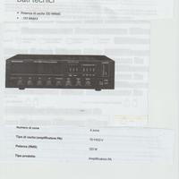 amplificatore  MONACOR   PA 1200