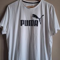 Maglietta Puma bianca con logo