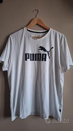 Maglietta Puma bianca con logo