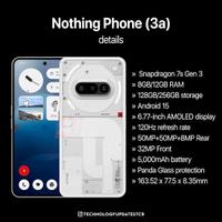 Smartphone Nothing Phone 3A - 12/256 GB - White