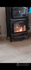 stufa a legna col forno