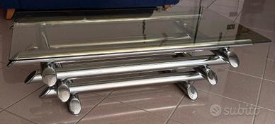 Tavolino da salotto in vetro