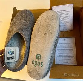 Pantofole feltro NUOVE EGOS Fair Trade 38