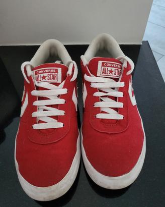 Converse All Star rosse Unisex 38