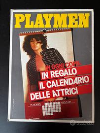 Manifesto Playmen del 1979 con Lilli Carati