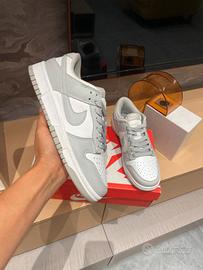 Nike dunk low bianco/grigio 38