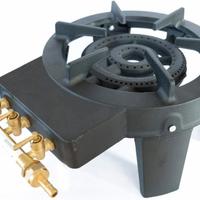 Meva Fornello TRIGLAV Gas Ghisa 9.8 KW 4 piedi 3 r