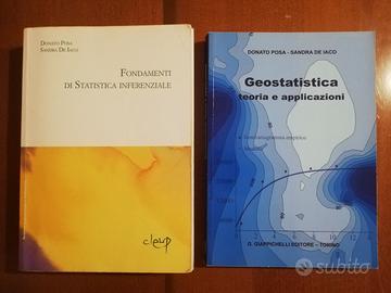 libri di statistica inferenziale e geostatistica