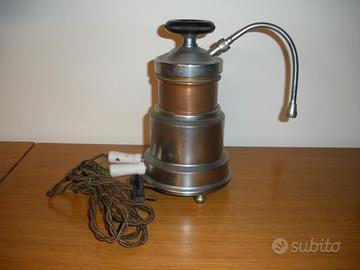Vecchia caffettiera rame Oreste Mozzali Treviglio