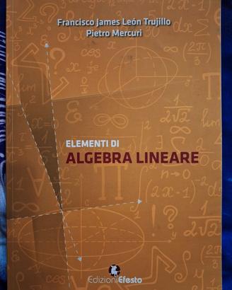 Libro Elementi di Algebra Lineare Usato Perfetto