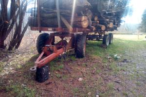 Rimorchio forestale 3 assi