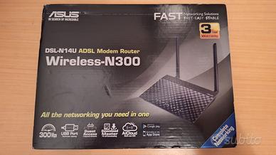 Router Asus DSL-N14U Wireless-N300 ADSL - 1 di 3