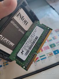 2gb di RAM (1x2) DDR3