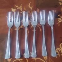 set sei forchette acciaio inox.made in Italy 