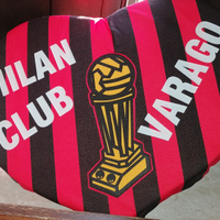 Cuscinetto a forma di cuore Milan Club