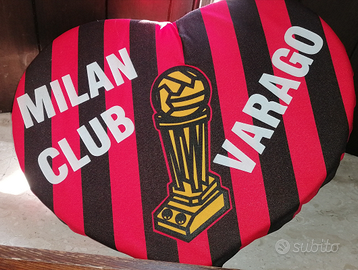 Cuscinetto a forma di cuore Milan Club