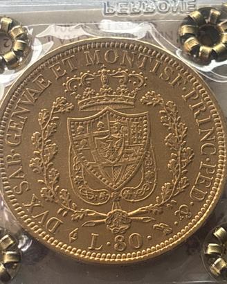 80 lire Carlo Felice