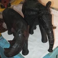 statuine vintage ebano 