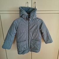 Giaccone Mayoral bambina double face azzurro 