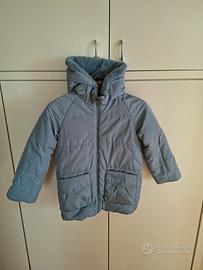 Giaccone Mayoral bambina double face azzurro 