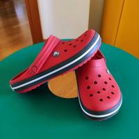 Crocs modello Crocband n° 39/40 - US M7/W9 - rosse