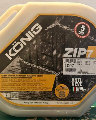 Catene da neve KÖNIG ZIP 7 misura 097 – 7 mm