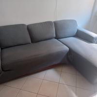Divano letto 3 posti con chaise longue
