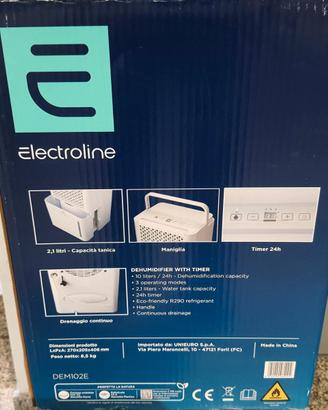 Deumidificatori Electroline Modello DEM102E 