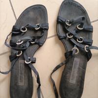 Sandalo allacciato alla caviglia Alberta Ferretti