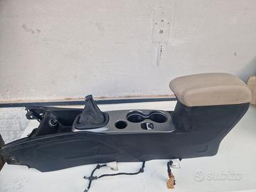 BRACCIOLO+TUNNEL CENTR-COL-PELLE-BIANCO-FIAT 500X