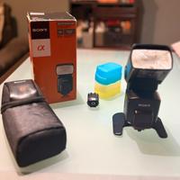 Flash Sony HVL-F58AM + Adattatore + Accessori