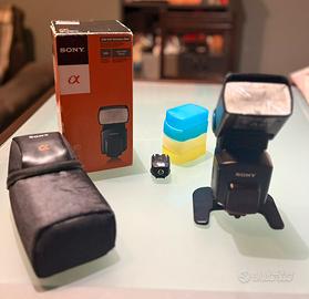 Flash Sony HVL-F58AM + Adattatore + Accessori
