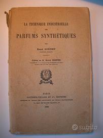 Libro profumi sintetici in francese del 1923
