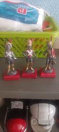 statuine napoleoniche in argento 