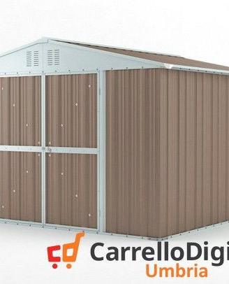 Box struttura lamiera Acciaio 327x307 tortora