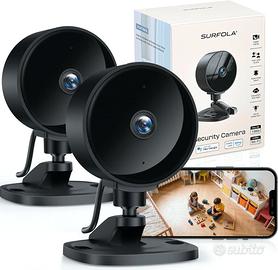 Surfola Telecamera di Sicurezza, Kit da 2pz
