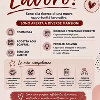 lavoro come commessa – esperienza 2 anni