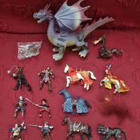 Papo Schleich Fantasy Pvc Figurine Lot Medieval Ki
