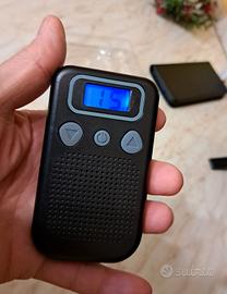 amplificatore portatile con auricolari