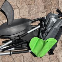 Remi, pinna, sedili canoa K1 challenger