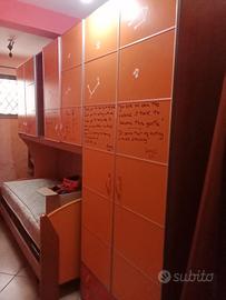 camera singola con armadietto