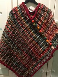 Poncho multicolore