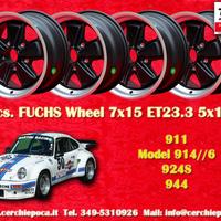 4 pz. cerchi Porsche Fuchs 7x15 ET23.3 911 -1989 9