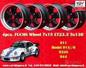 4 pz. cerchi Porsche Fuchs 7x15 ET23.3 911 -1989 9