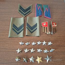 Mostrine e stelle militari