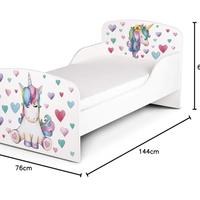 Lettino per bambine 140x70