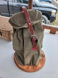 Borsa in stoffa e cuoio