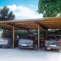 Tettoia in legno Carport multiplo mt5x5 €3200